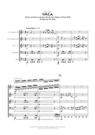 Village People - Y.M.C.A. for Brass Quintet Sheet Music by The Village People