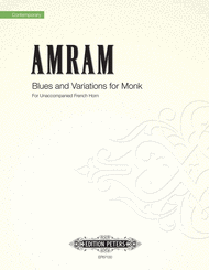 Blues and Variations for Monk Sheet Music by David Amram