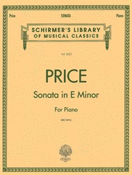 Sonata in E minor Sheet Music by Florence Beatrice Price