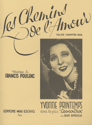 Les Chemins de l'Amour Sheet Music by Francis Poulenc