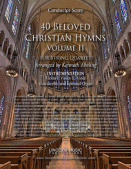 40 Beloved Christian Hymns Volume II (for String Quartet and optional Organ) Sheet Music by Various?