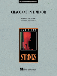 Chaconne in E Minor Sheet Music by Dietrich Buxtehude