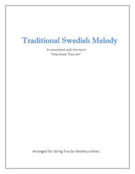 Swedish Folk Melody for String Trio (Violin 1