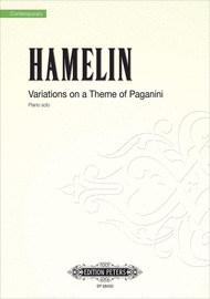 Variations on a Theme of Paganini Sheet Music by Marc Andre Hamelin