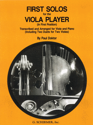 First Solos for the Viola Player Sheet Music by Various