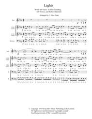 Lights (SAB a cappella) Sheet Music by Ellie Goulding
