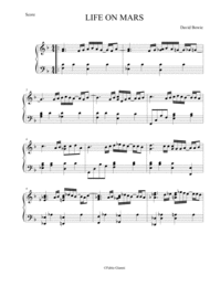 Life On Mars (piano solo) Sheet Music by David Bowie