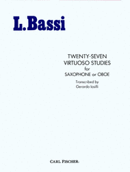 Twenty-Seven Virtuoso Studies Sheet Music by Luigi Bassi