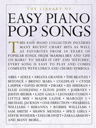 The Library Of Easy Piano Pop Songs Sheet Music by Various