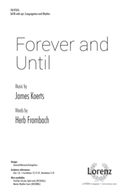 Forever and Until Sheet Music by James Koerts