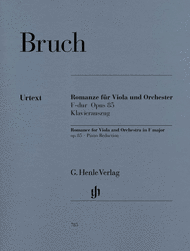 Romance for Viola and Orchestra in F Major Op. 85 Sheet Music by Max Bruch