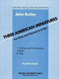 Three American Miniatures Sheet Music by John Rutter