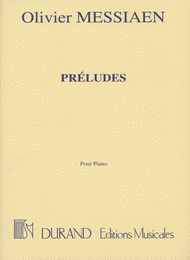 Preludes pour piano Sheet Music by Olivier Messiaen