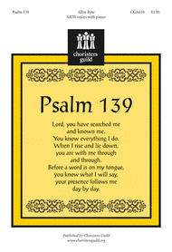 Psalm 139 Sheet Music by Allen Pote