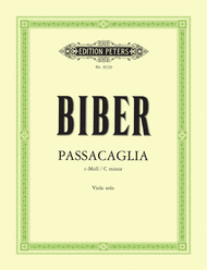 Passacaglia in C minor Sheet Music by Heinrich Ignaz Franz von Biber