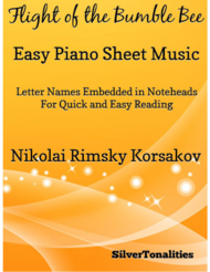 Flight of the Bumble Bee Easy Piano Sheet Music Sheet Music by Nikolai Rimsky Korsakov