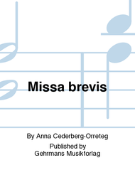 Missa brevis Sheet Music by Anna Cederberg-Orreteg