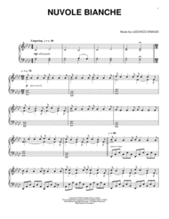 Nuvole Bianche Sheet Music by Ludovico Einaudi