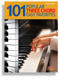 101 Popular "Three Chord" Easy Favorites for Piano Sheet Music by Jonathon Robbins