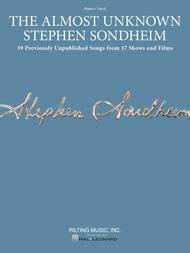The Almost Unknown Stephen Sondheim Sheet Music by Stephen Sondheim