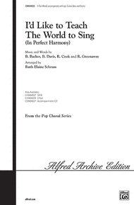 I'd Like to Teach the World to Sing (In Perfect Harmony) Sheet Music by Bill Backer
