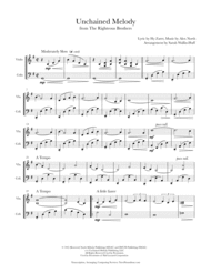 Unchained Melody (Violin/Cello Duo) Sheet Music by The Righteous Brothers