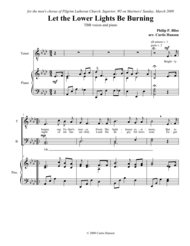 Let the Lower Lights Be Burning (TBB) Sheet Music by Philip P. Bliss