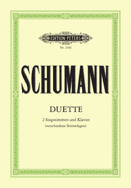 Duets (34) Sheet Music by Robert Schumann