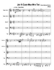 Just a Closer Walk with Thee Sheet Music by African-American Spiritual
