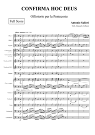 Confirma hoc Deus Sheet Music by Antonio Salieri