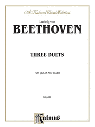 Three Duets for Violin and Cello Sheet Music by Ludwig van Beethoven