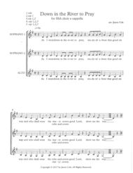 Down in the River to Pray Sheet Music by Traditional