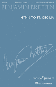 Hymn to St. Cecilia Sheet Music by Benjamin Britten