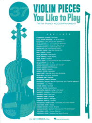37 Violin Pieces You Like To Play - Violin/Piano Sheet Music by Various