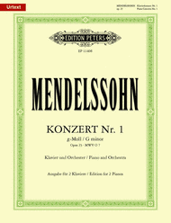 Piano Concerto No. 1 in g minor Op. 25 Sheet Music by Felix Bartholdy Mendelssohn