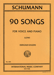 90 Songs (Low) Sheet Music by Robert Schumann