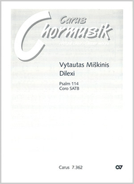 Dilexi Sheet Music by Vytautas Miskinis