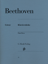 Piano Pieces [Klavierstucke] Sheet Music by Ludwig van Beethoven