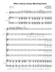 When Johnny Comes Marching Home Sheet Music by Patrick Gilmore