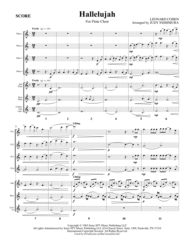 Hallelujah for Flute Choir Sheet Music by Leonard Cohen