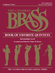 Canadian Brass Book Of Favorite Quintets - Conductor's Score Sheet Music by The Canadian Brass