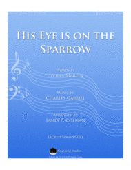 His Eye is on the Sparrow Sheet Music by Martin/Gabriel