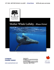 Mother Whale Lullaby Sheet Music by Paul Winter