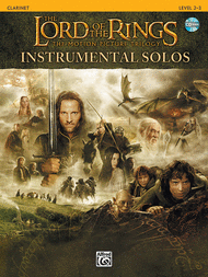 The Lord of the Rings - Instrumental Solos (Clarinet) Sheet Music by Howard Shore