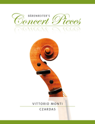 Czardas for Violin and Piano Sheet Music by Vittorio Monti