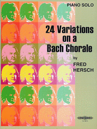 24 Variations on a Bach Chorale Sheet Music by Fred Hersch