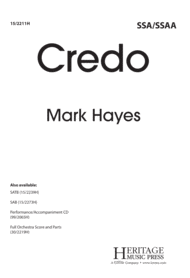 Credo Sheet Music by Mark Hayes