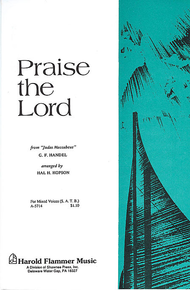 Praise the Lord (from Judas Maccabeus) Sheet Music by George Frideric Handel