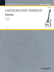 Sonata D major Sheet Music by Mario Castelnuovo-Tedesco