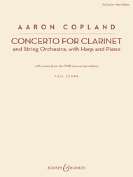 Concerto for Clarinet Sheet Music by Aaron Copland
